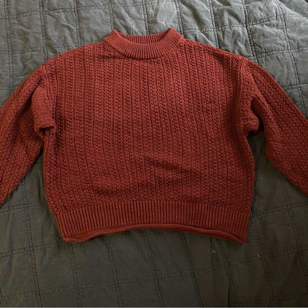 Universal Thread Rust Knit Sweater